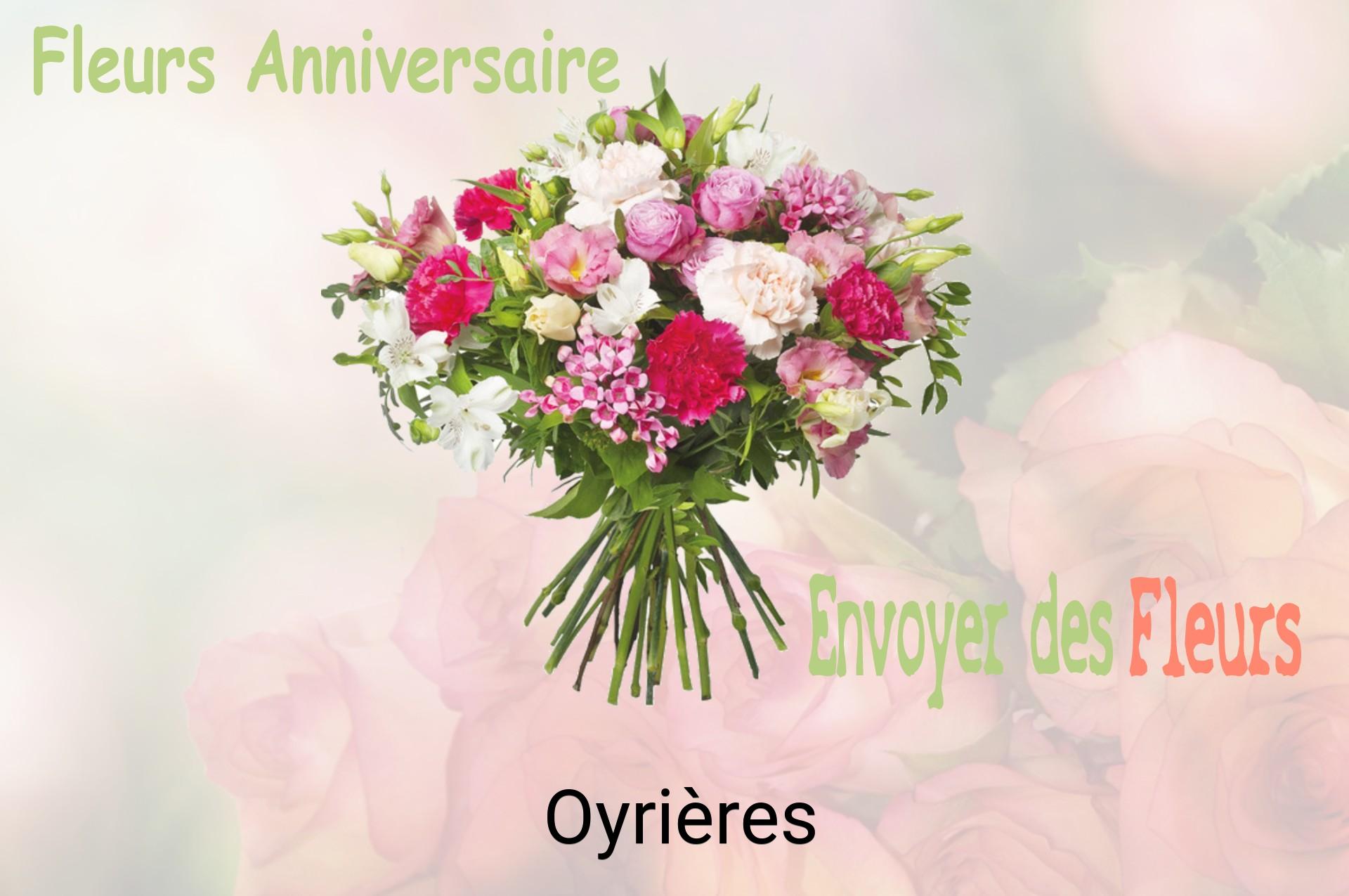 Bouquet de fleurs d’anniversaire livré à Oyrières